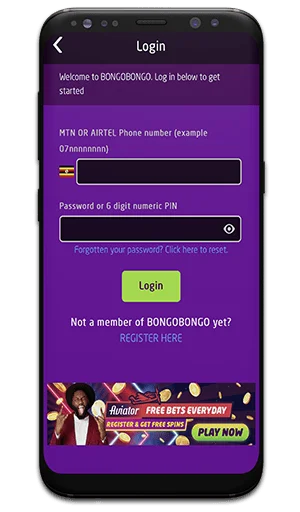 bongobongo ug app login