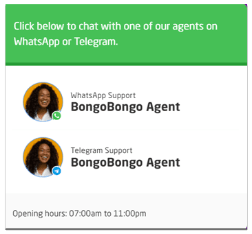 bongobongo zambia contact